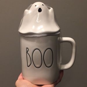 Rae Dunn Ghost Topped Mug - New